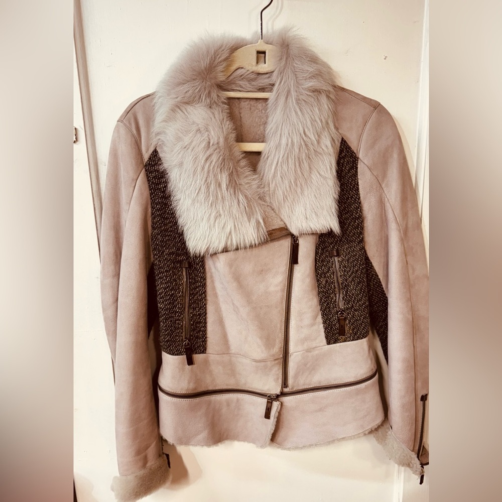 Barely worn nice leather jacket